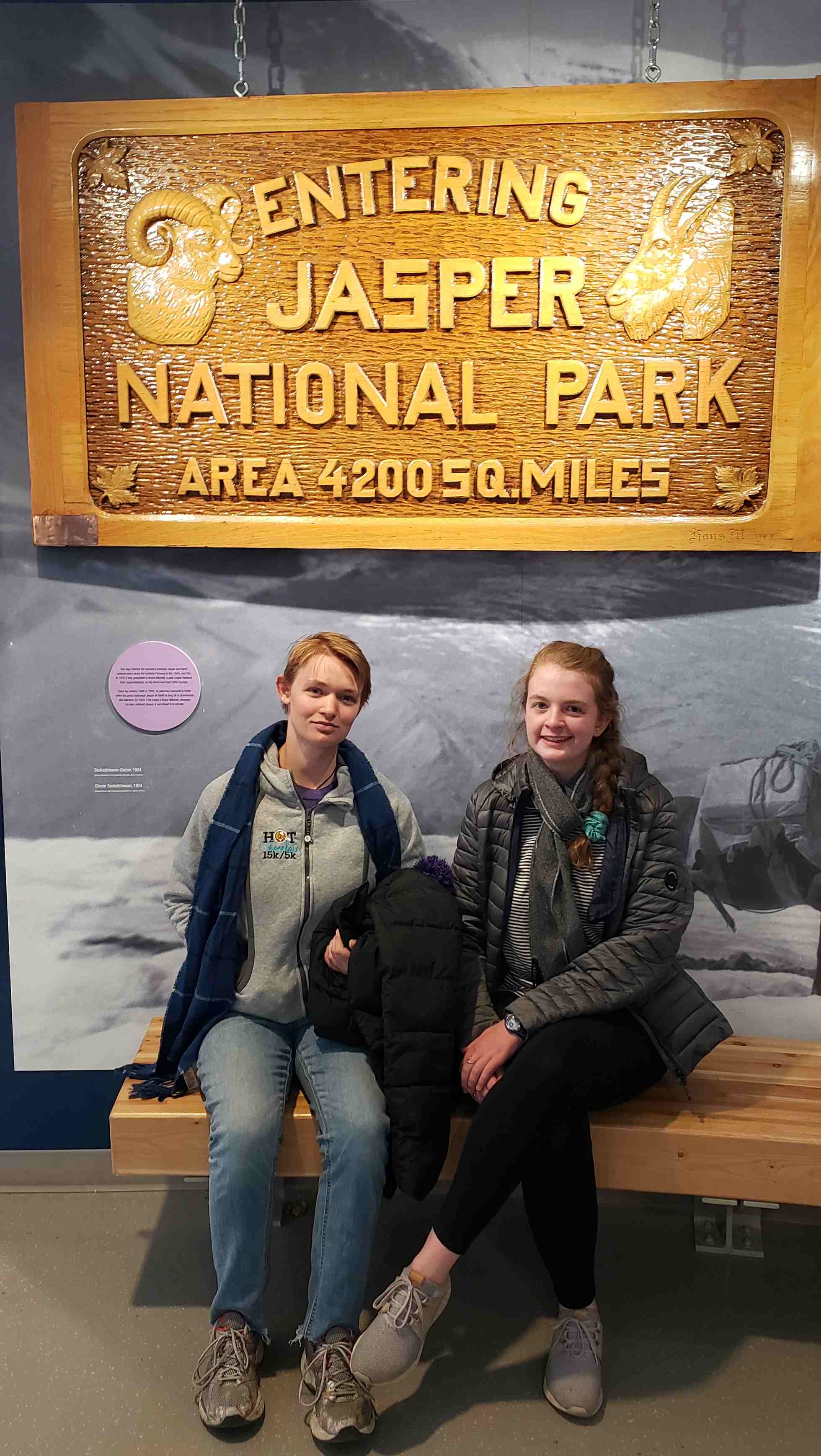 2019-06-05 ALCAN Jasper NP sign at Icefield Centre.jpg